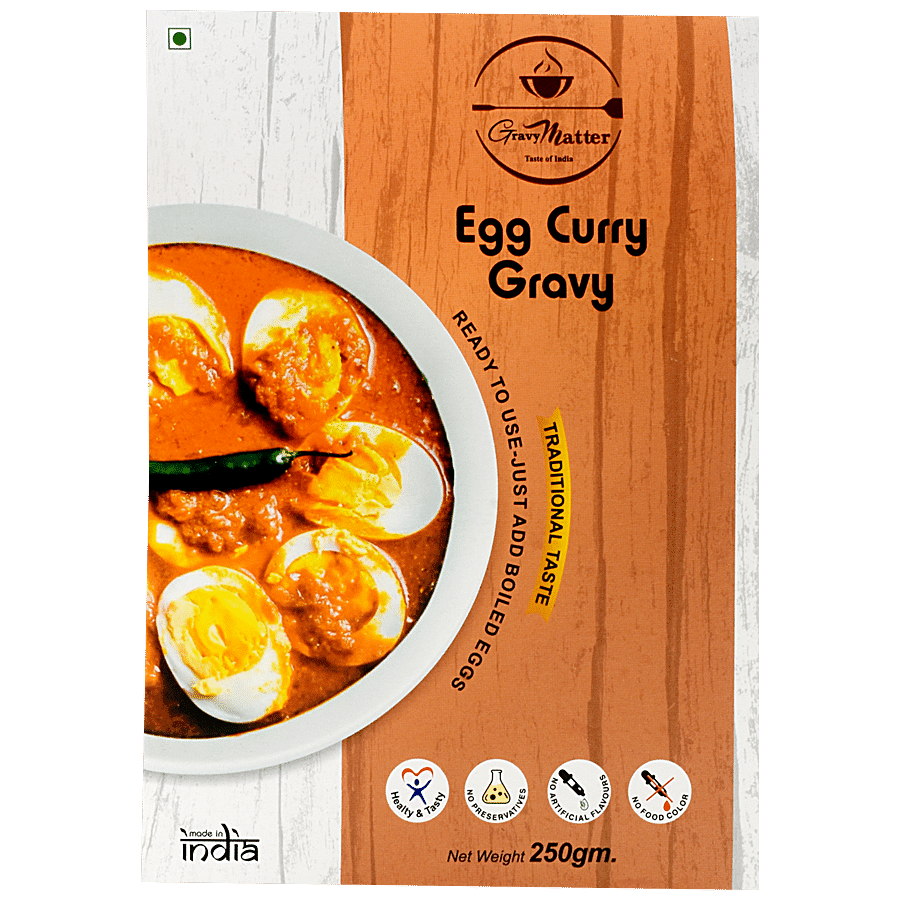 GRAVYMATTER Egg Curry Gravy - Traditional Taste