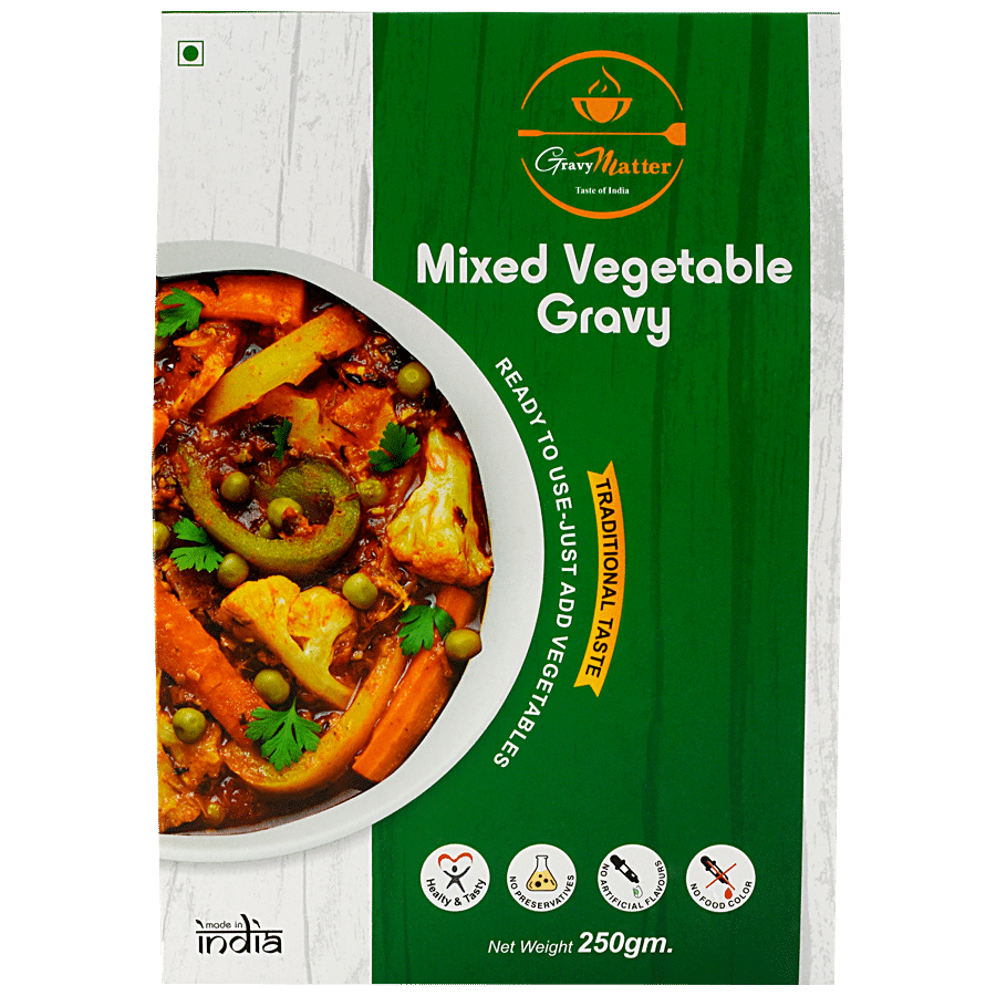 GRAVYMATTER Mixed Vegetable Gravy - Traditional Taste