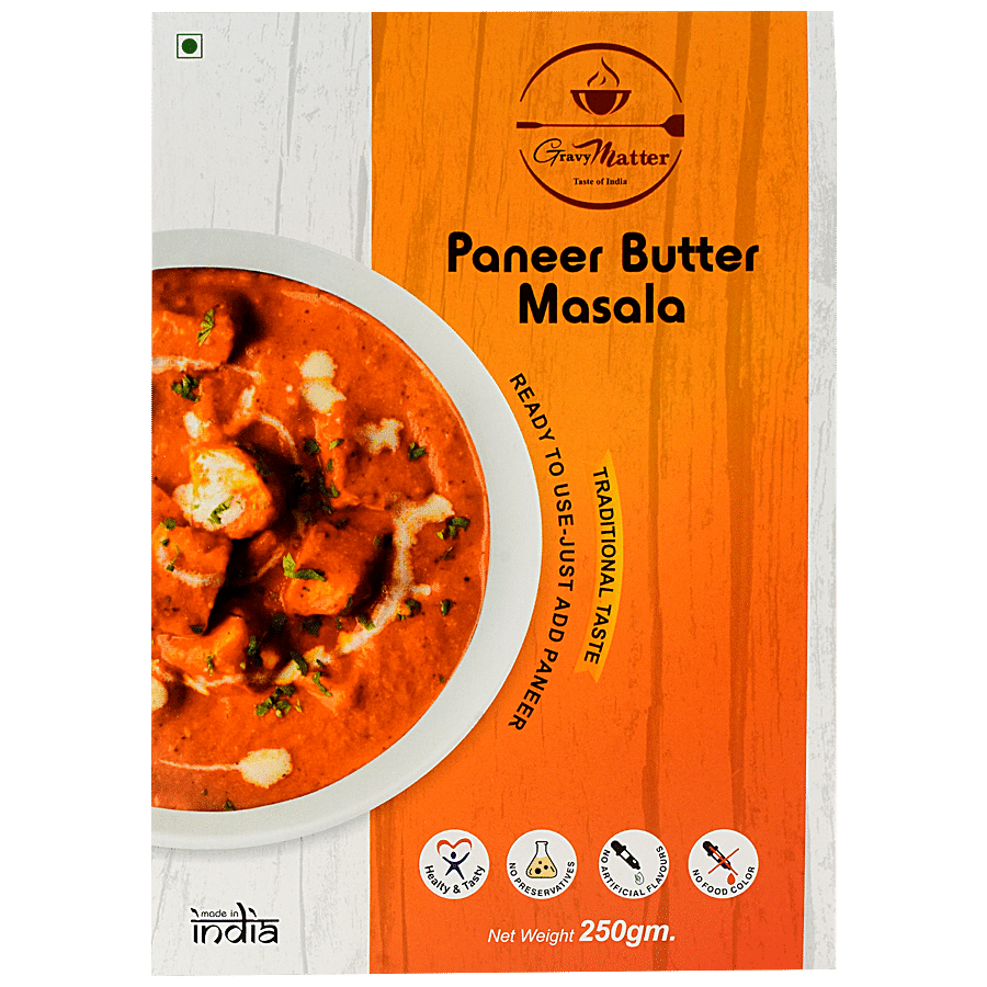 GRAVYMATTER Paneer Butter Masala Gravy - Traditional Taste