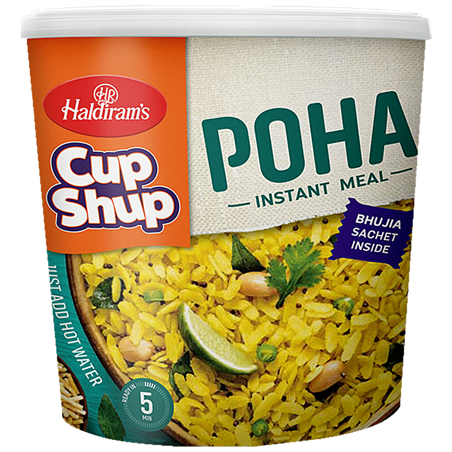 Haldiram's Cup shup Poha with Bhujia sachet