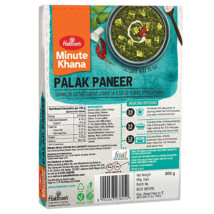 Haldiram's Ready to Eat - Palak Paneer