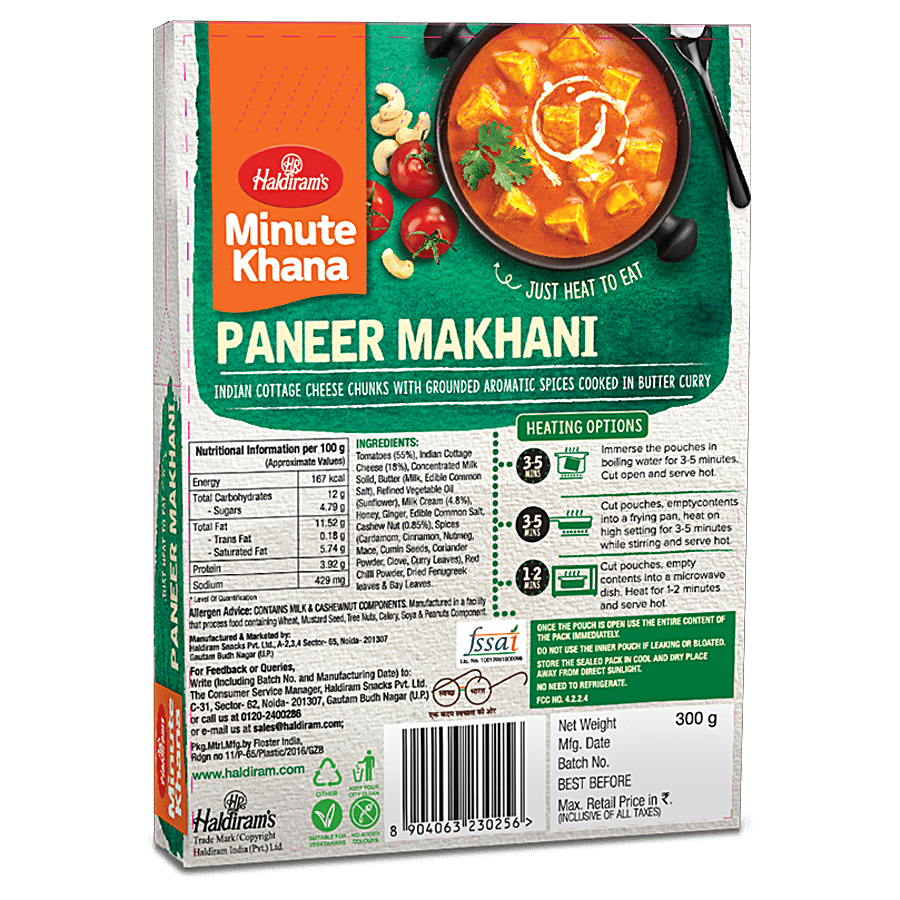 Haldiram's Ready to Eat - Paneer Makhani