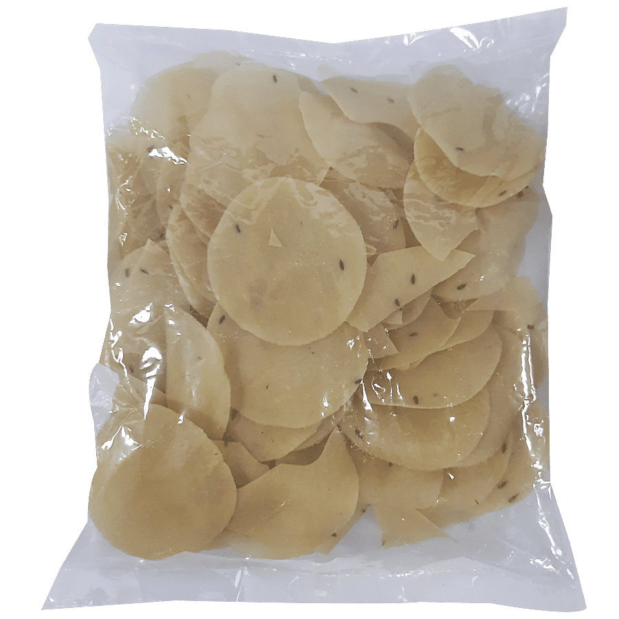 Jalaram Rice Papad Plain - Good Appetiser