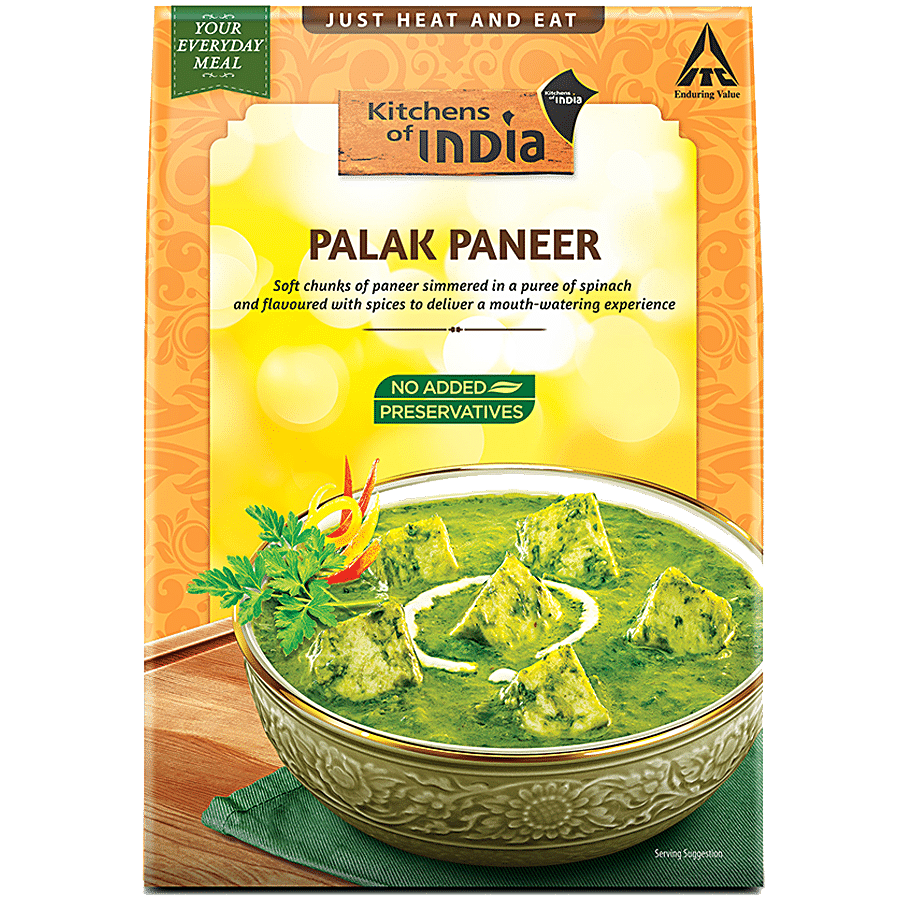 Kitchens Of India Palak Paneer - ITC Ready To Eat Indian Dish