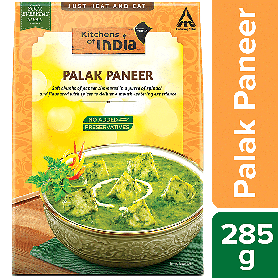 Kitchens Of India Palak Paneer - ITC Ready To Eat Indian Dish