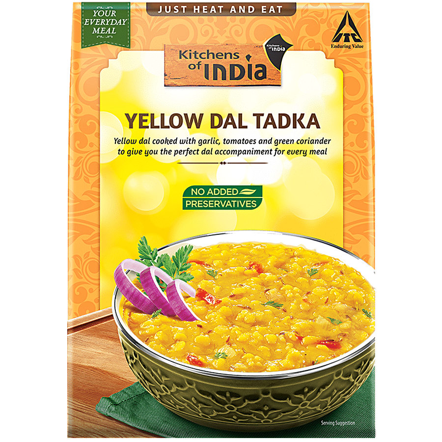 Kitchens Of India Yellow Dal Tadka - Ready To Eat Indian Dish