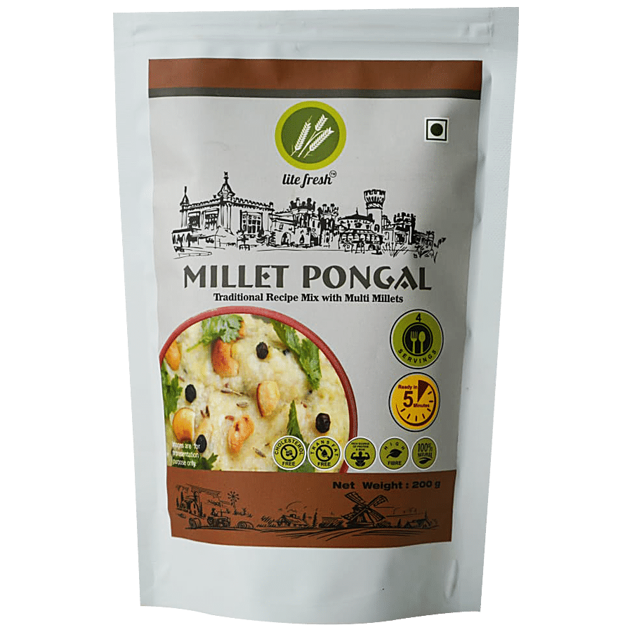 Lite Fresh Millet Pongal Mix - Traditional Recipe