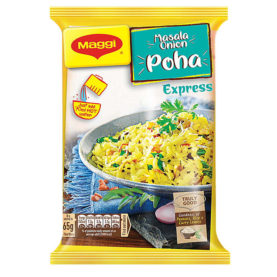 MAGGI  Masala Onion Poha Express - Ready To Eat In 4 Minutes