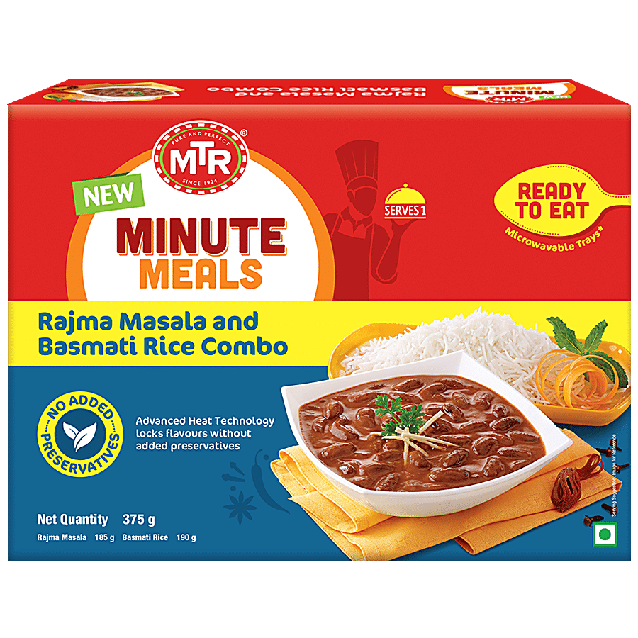 MTR Minute Meals - Rajma Masala & Basmati Rice Combo