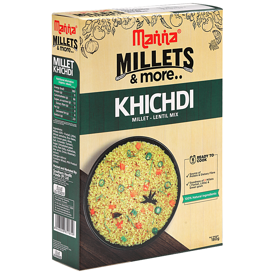 Manna Instant Khichidi - Ready To Cook