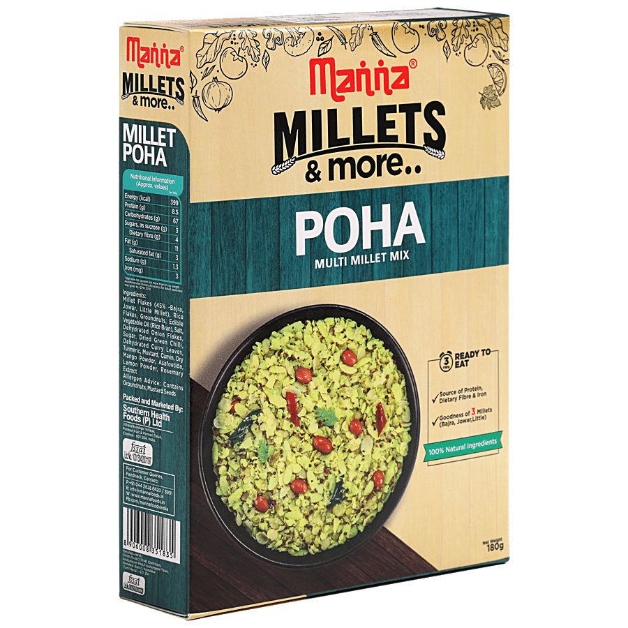 Manna Instant Poha - Ready To Cook