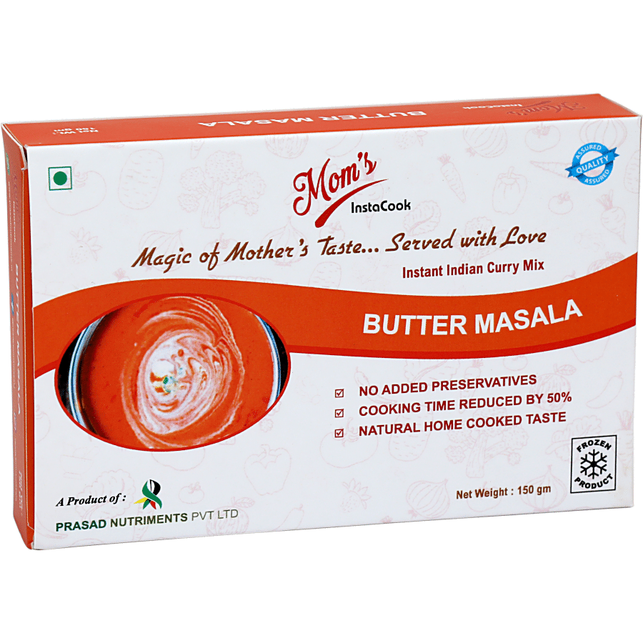 Mom's InstaCook Frozen Instant Indian Curry Mix - Butter Masala