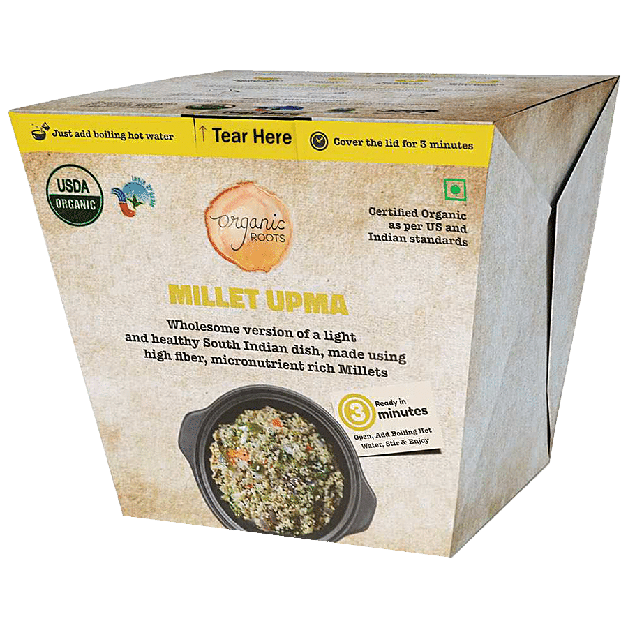 Organic Roots Millet Upma Instant Mix - Light & Healthy