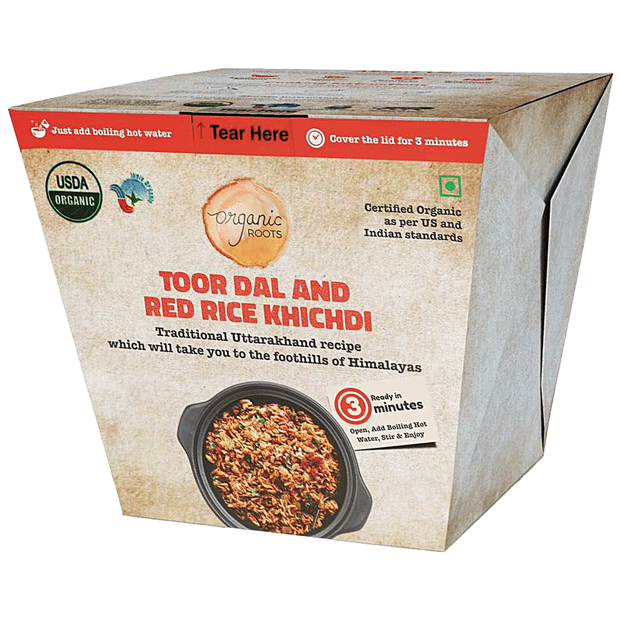 Organic Roots Toor Dal & Red Rice Khichdi - Superfood