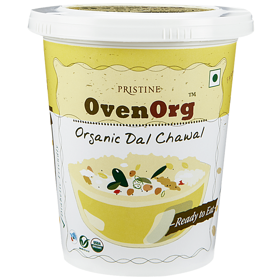 PRISTINE OvenOrg Organic Dal Chawal - Ready To Eat