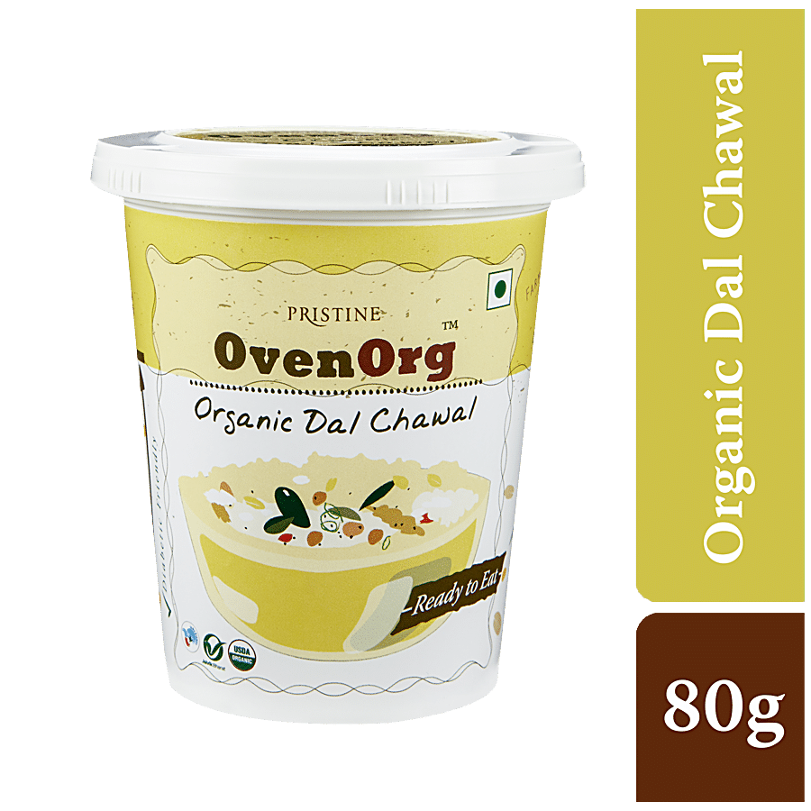 PRISTINE OvenOrg Organic Dal Chawal - Ready To Eat