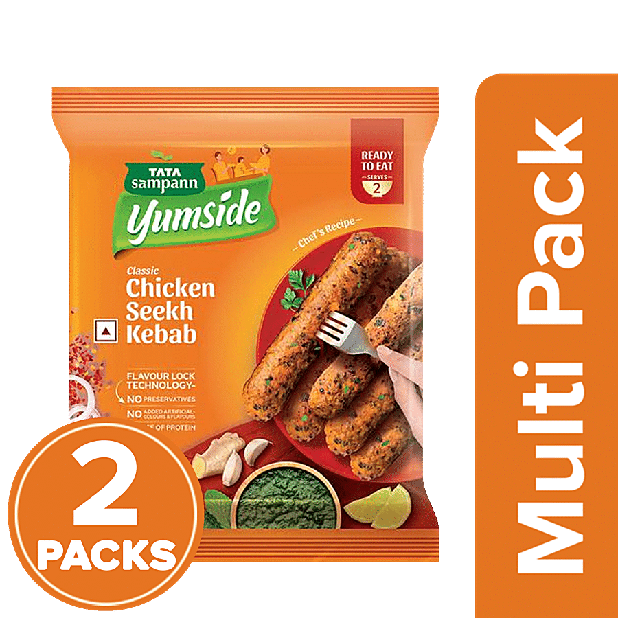 Tata Sampann Yumside Classic Chicken Seekh Kebab