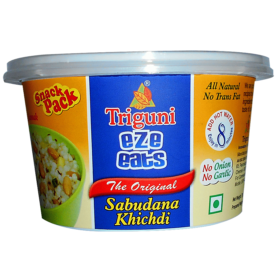 Triguni Eze Eats Sabudana Khichdi