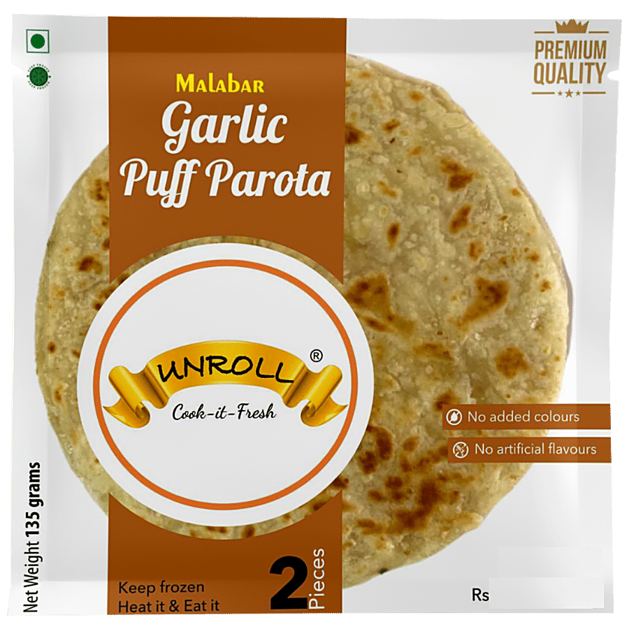 UNROLL Garlic Puff Parota - Cook It Fresh