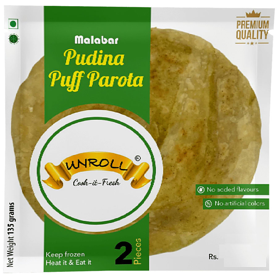 UNROLL Pudina Puff Parota - Cook It Fresh