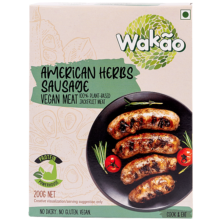 Wakao American Herbs Sausage - 100% Plant-Based