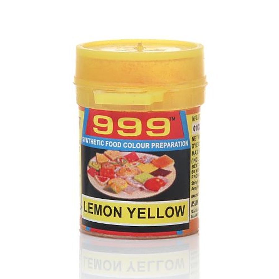 999 Synthetic Food Colour Preparation Lemon Yellow