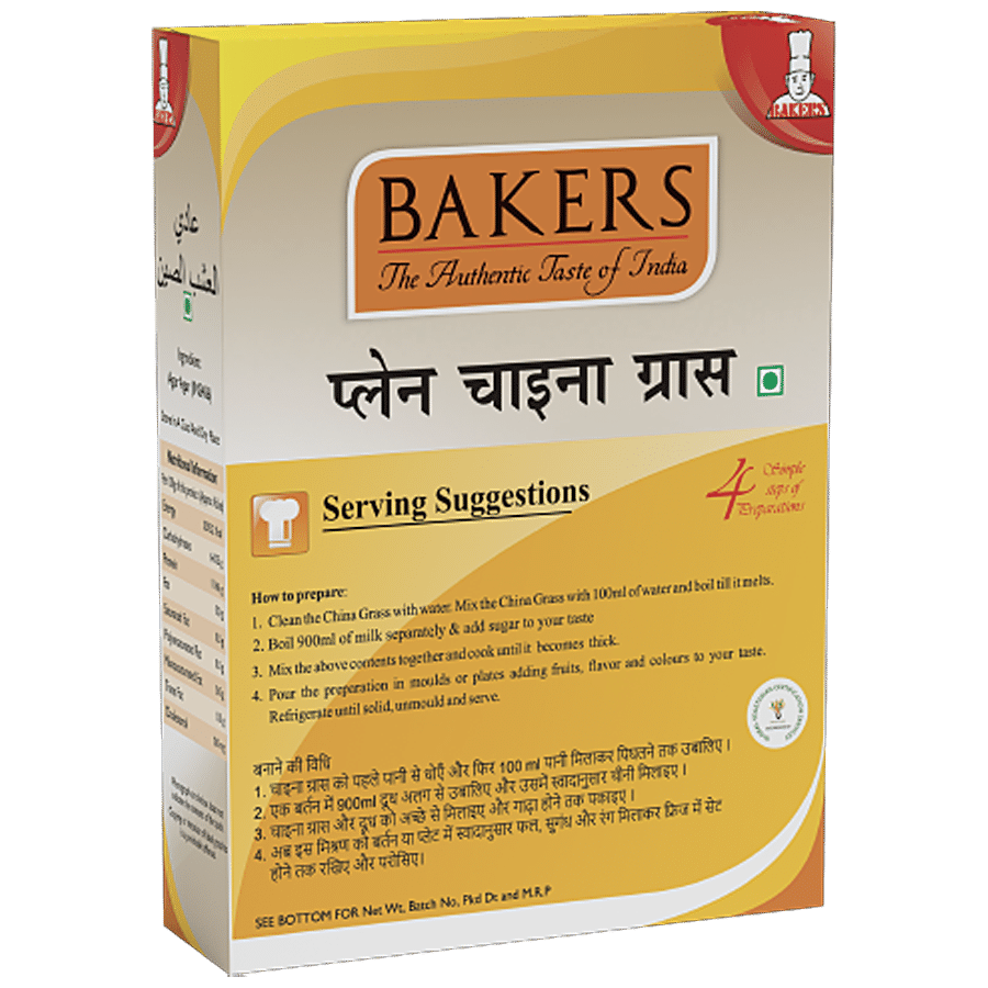 BAKERS Plain China Grass - Thickening Agent