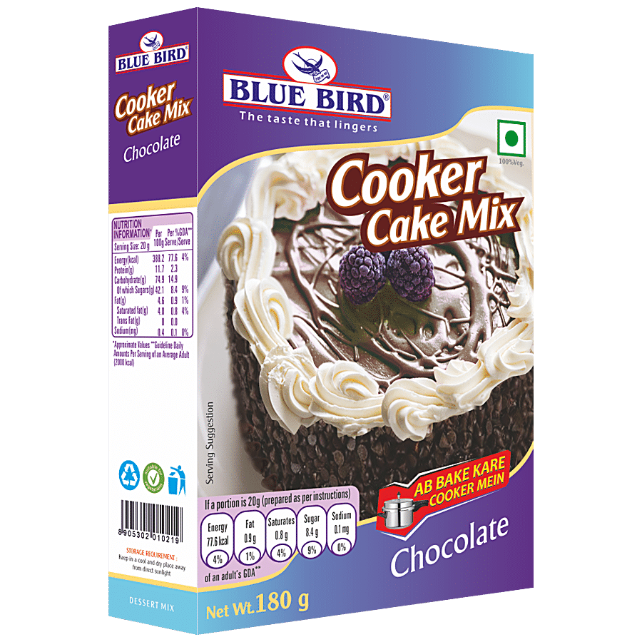 Blue Bird Cooker Cake Mix - Chocolate