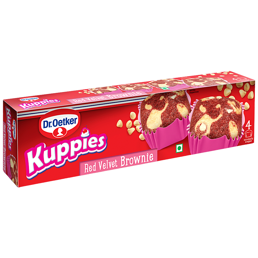 DR.OETKER Kuppies Red Velvet Brownie - High Quality