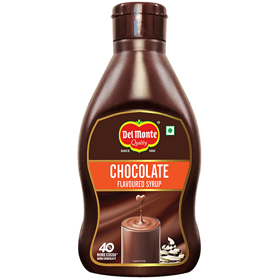 Del Monte  Chocolate Flavoured Syrup - 40% More Chocolaty