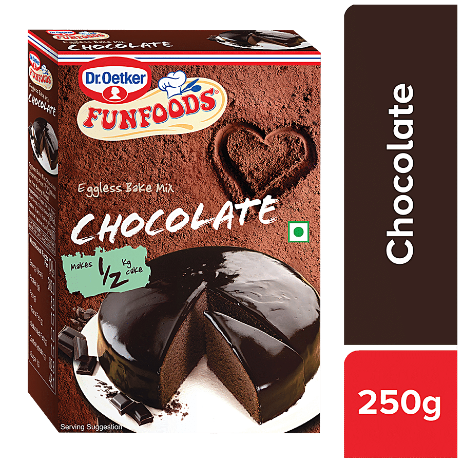 Dr. Oetker FunFoods Eggless Bake Mix Chocolate