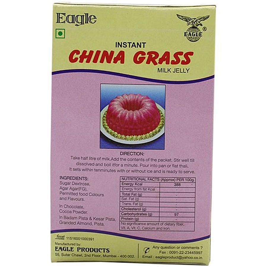 Eagle Instant China Grass Milk Jelly - Strawberry