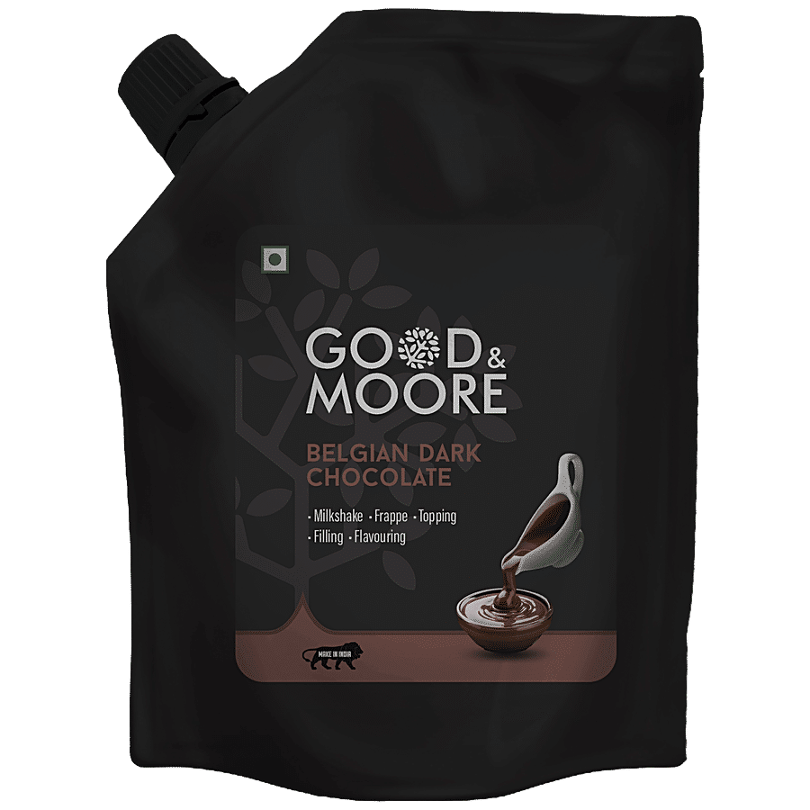 GOOD & MOORE Belgian Dark Chocolate Sauce