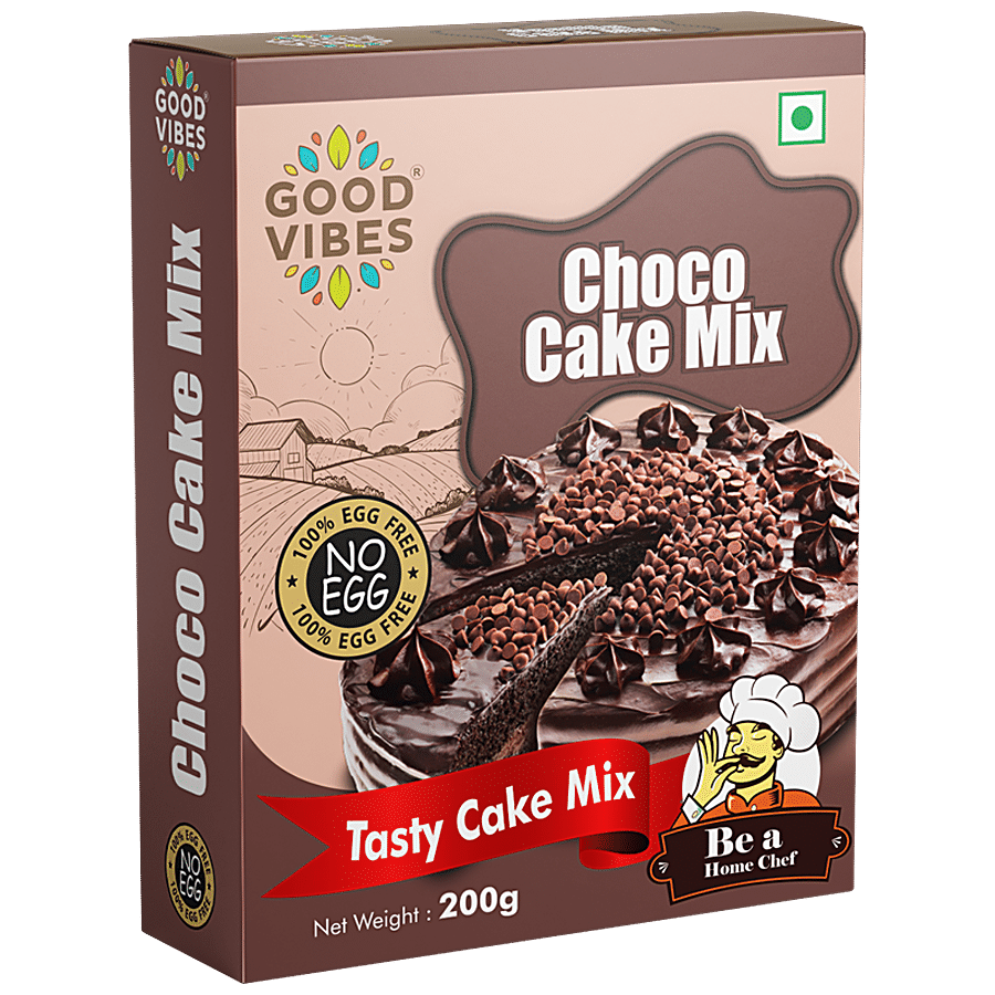 Good Vibes Chocolate Cake Mix - Eggless