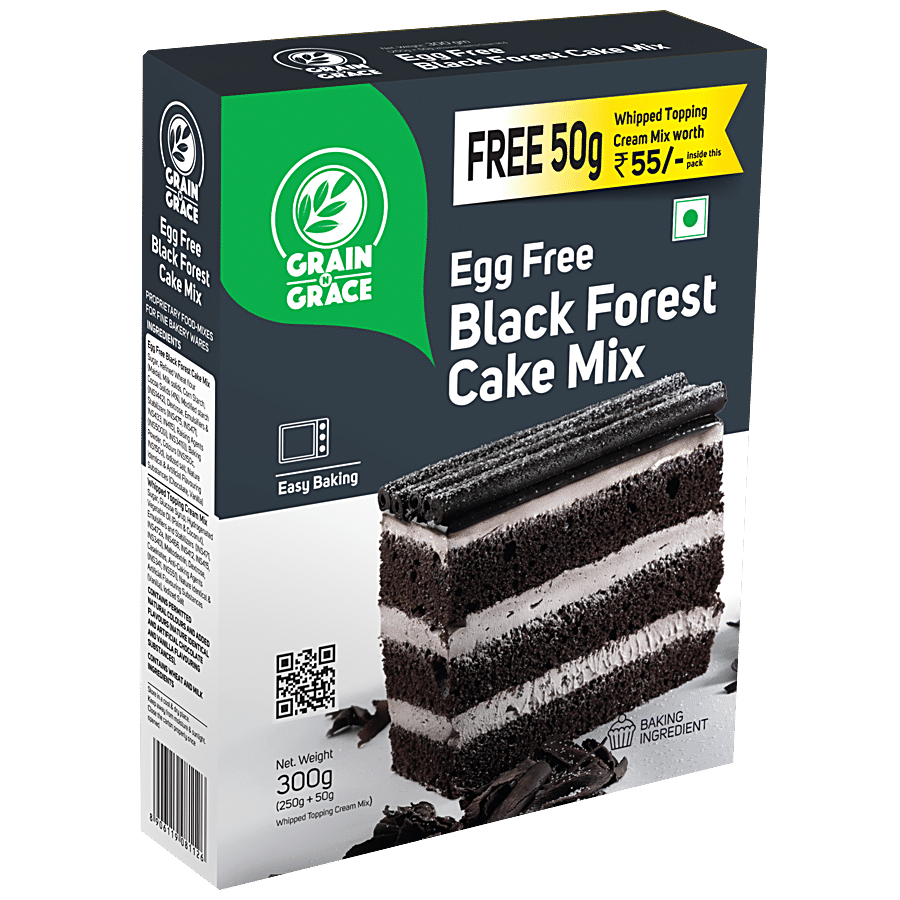 Grain N Grace  Black Forest Cake Mix - Eggless