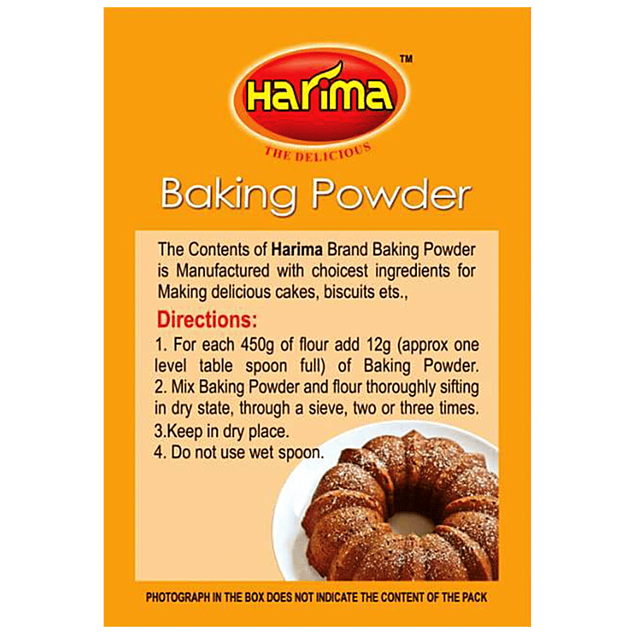 HARIMA  Baking Powder For Cakes & Pastries - Fine White