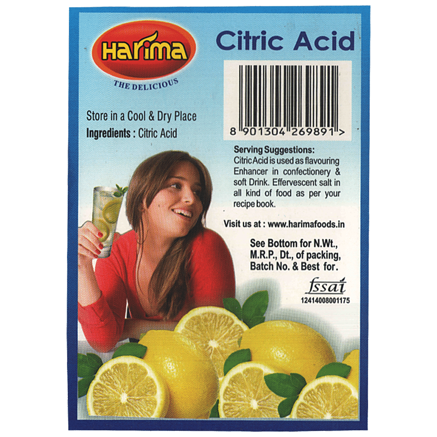 HARIMA  Citric Acid - Preservatives & Enhances Flavour