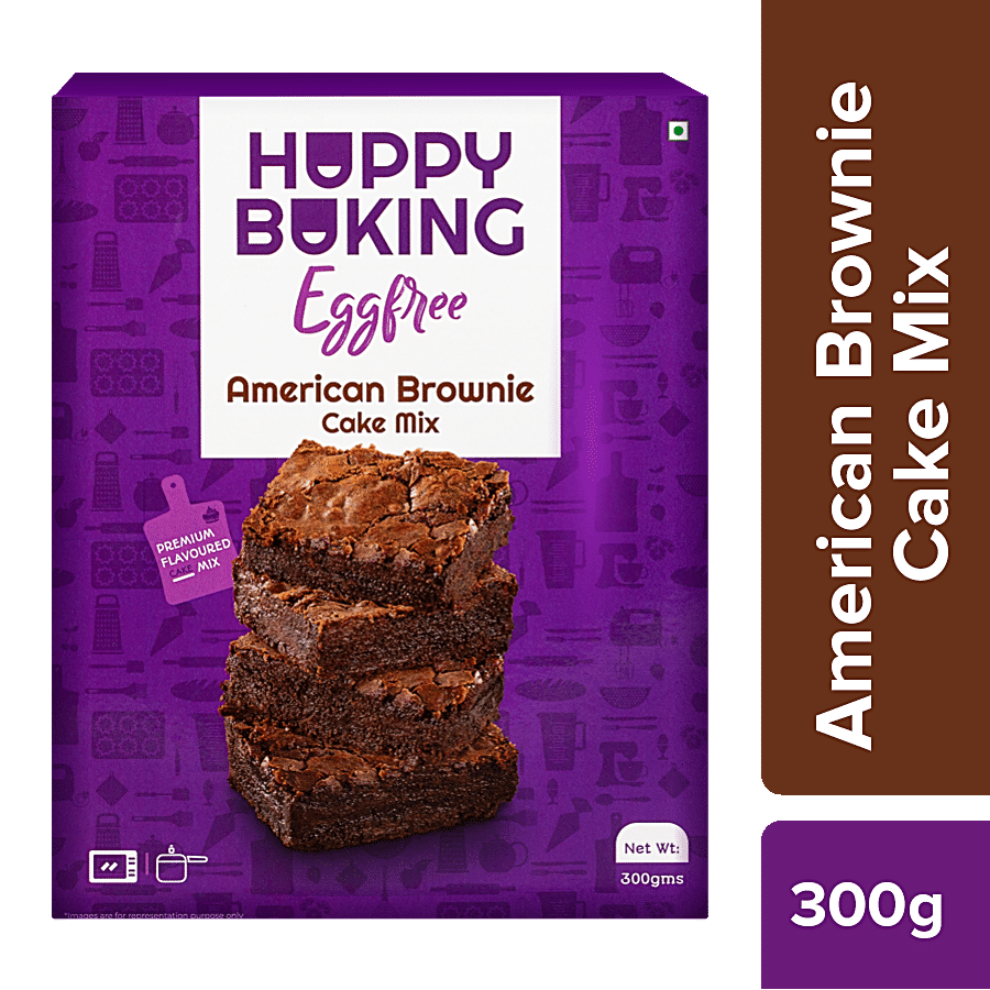 Happy Baking American Brownie Cake Mix - Premium