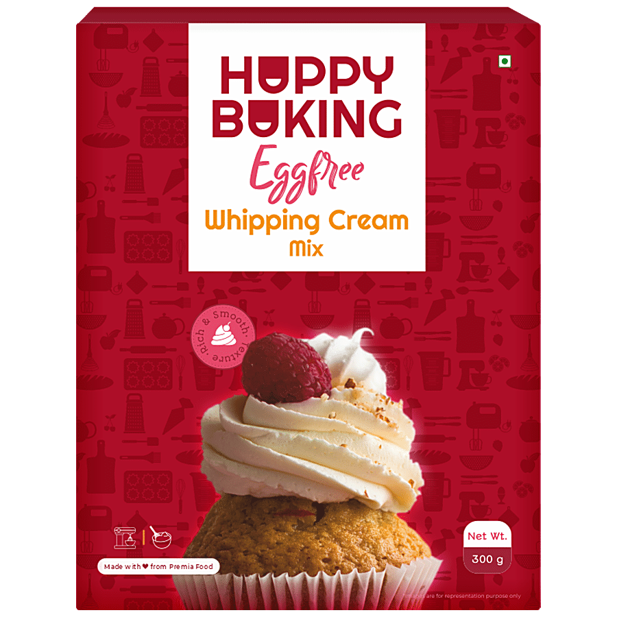 Happy Baking Whipped Cream Mix - Rich & Smooth Topping