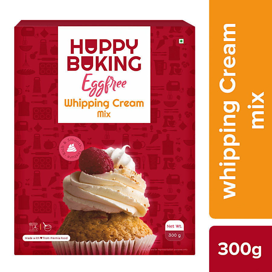 Happy Baking Whipped Cream Mix - Rich & Smooth Topping