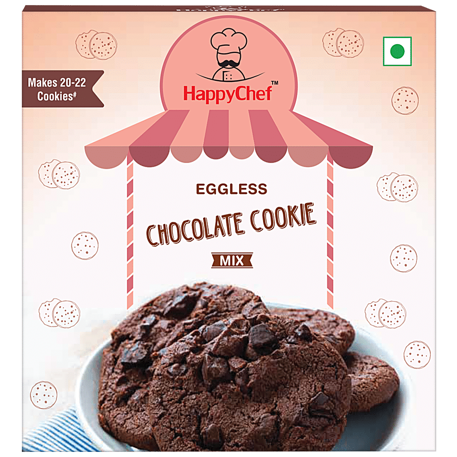 HappyChef Eggless Chocolate Cookie Mix - Quick & Easy