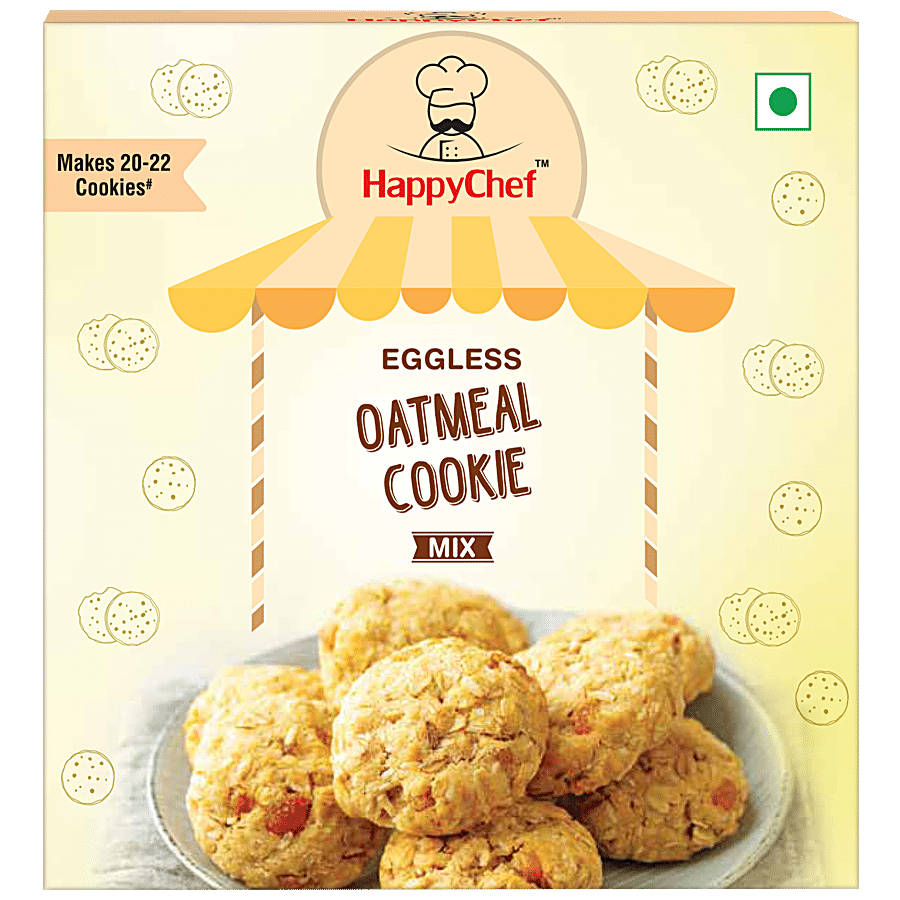 HappyChef Eggless Oatmeal Cookie Mix - Quick & Easy