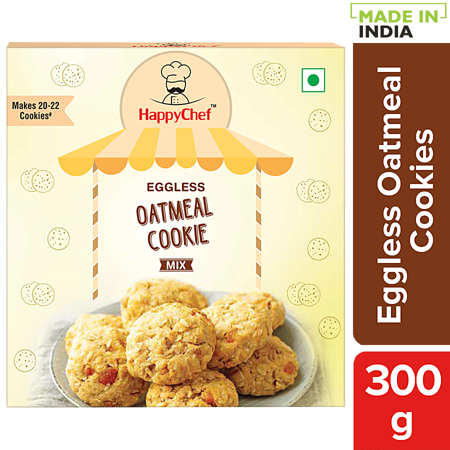 HappyChef Eggless Oatmeal Cookie Mix - Quick & Easy