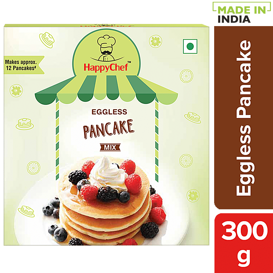 HappyChef Eggless Pancake Mix - Quick & Easy To Make