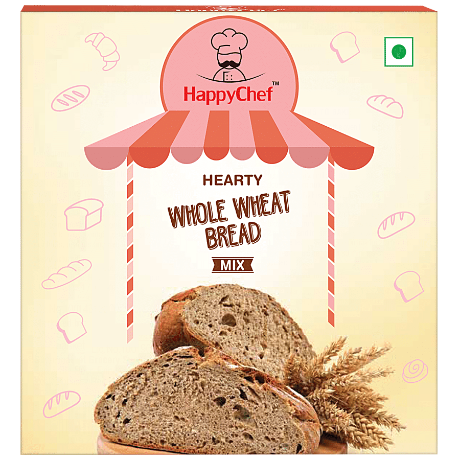 HappyChef Hearty Whole Wheat Bread Mix - Quick & Easy