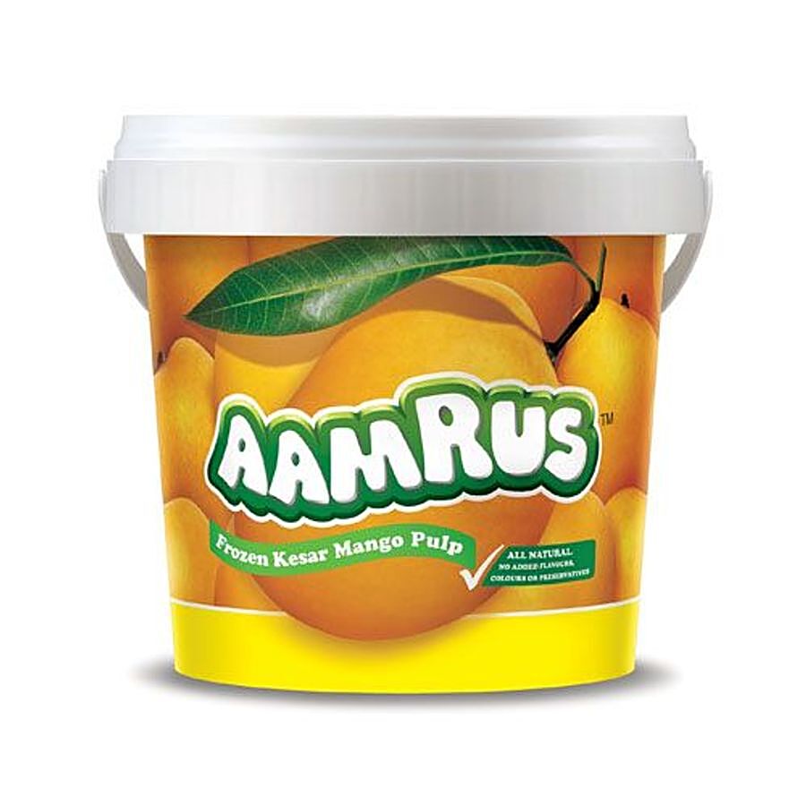 Jain Farm Fresh Aamrus - Kesar Mango Pulp