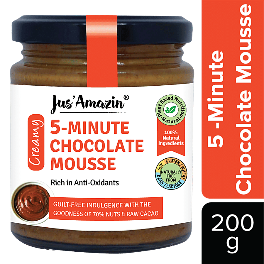 Jus Amazin 5-Minute Chocolate Mousse - 5 Ingredients