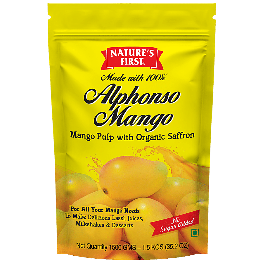 Nature's First Alphonso Mango Pulp - 100% Pure