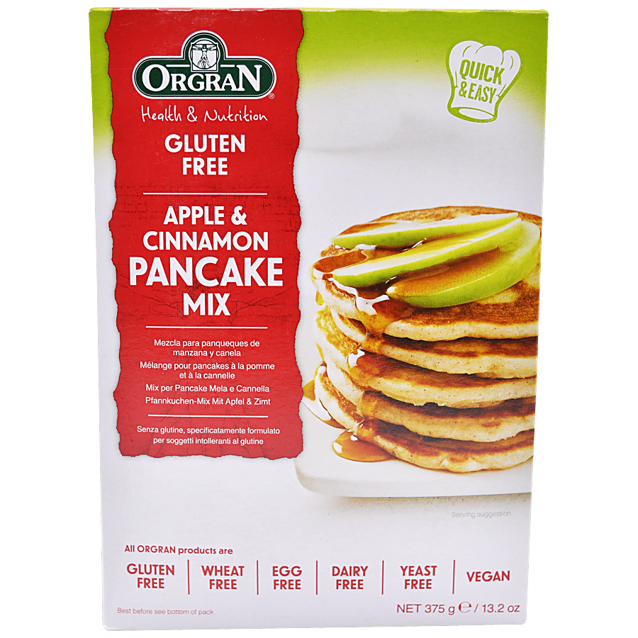 Orgran Pancake - Apple & Cinnmaon Mix