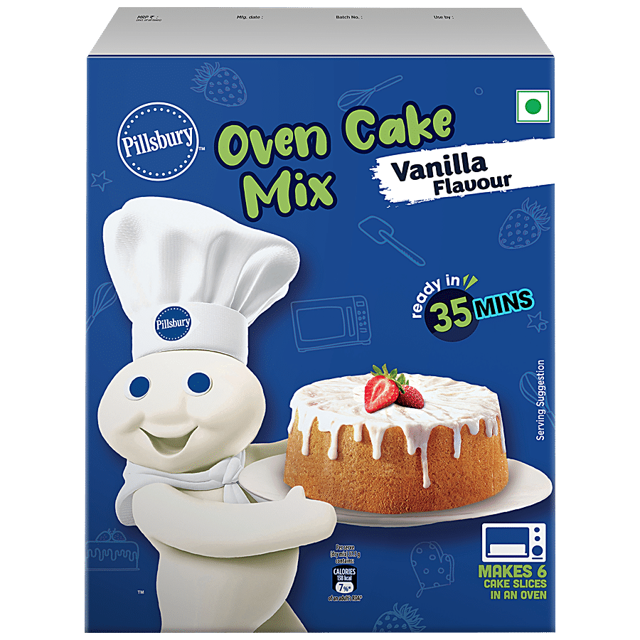 Pillsbury Vanilla Oven Cake Mix - Moist Supreme